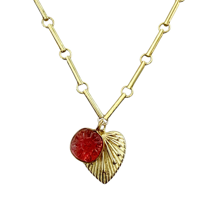 Bold Sweet Heart Necklace