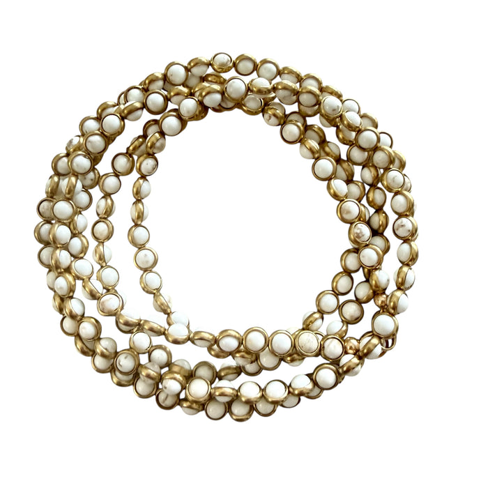 THE OG - gemstones inside gold tone rings