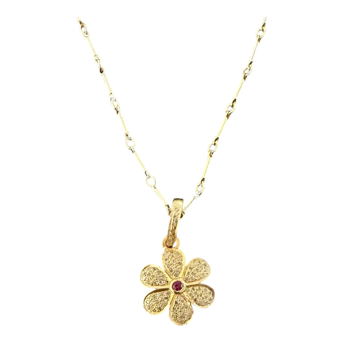 Golden Flower Necklace