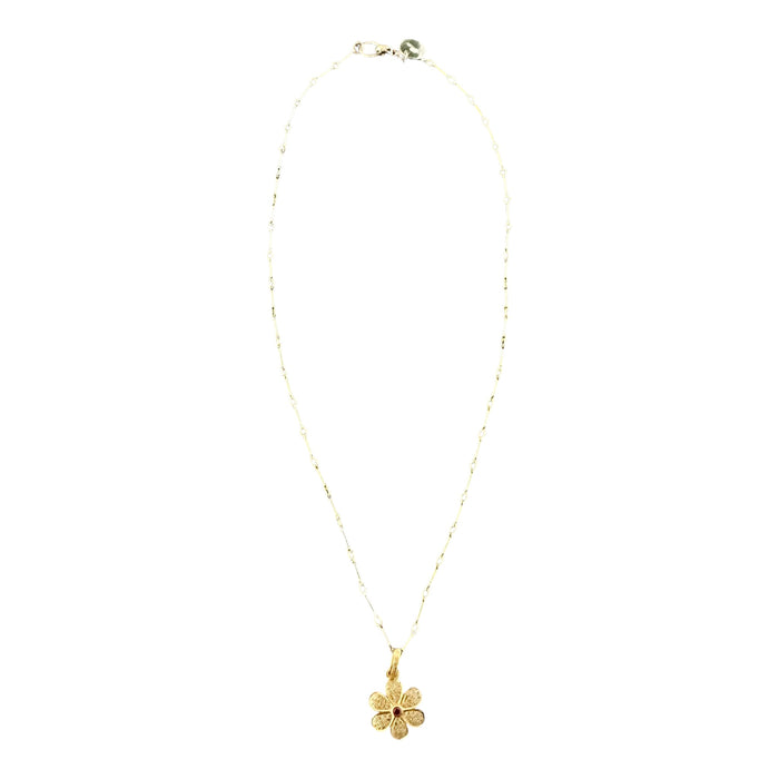 Golden Flower Necklace